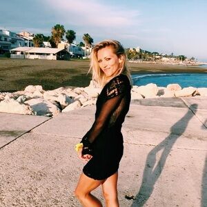 Elegant Black Lace Dress